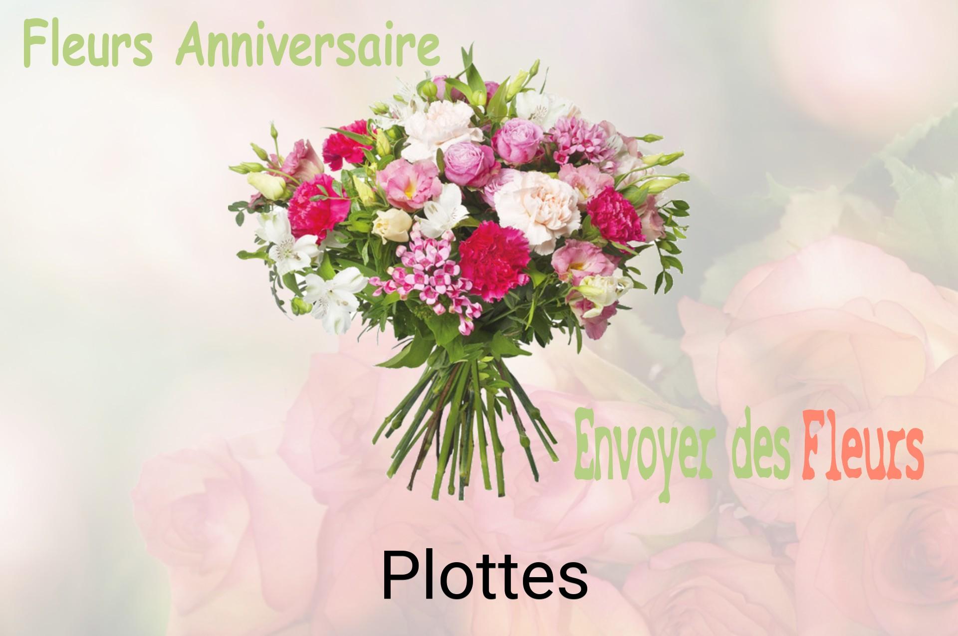 Bouquet de fleurs d’anniversaire livré à Plottes